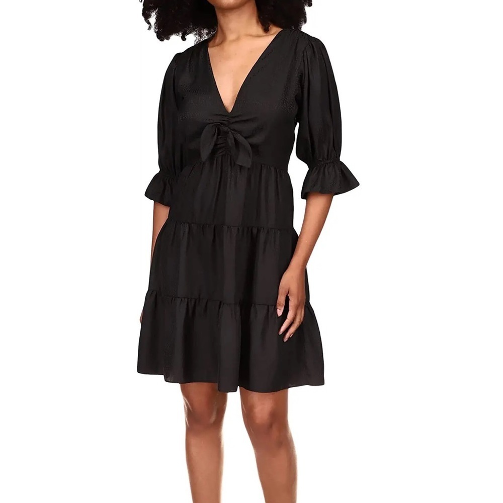 MICHAEL Michael Kors Tie Front Mini Dress